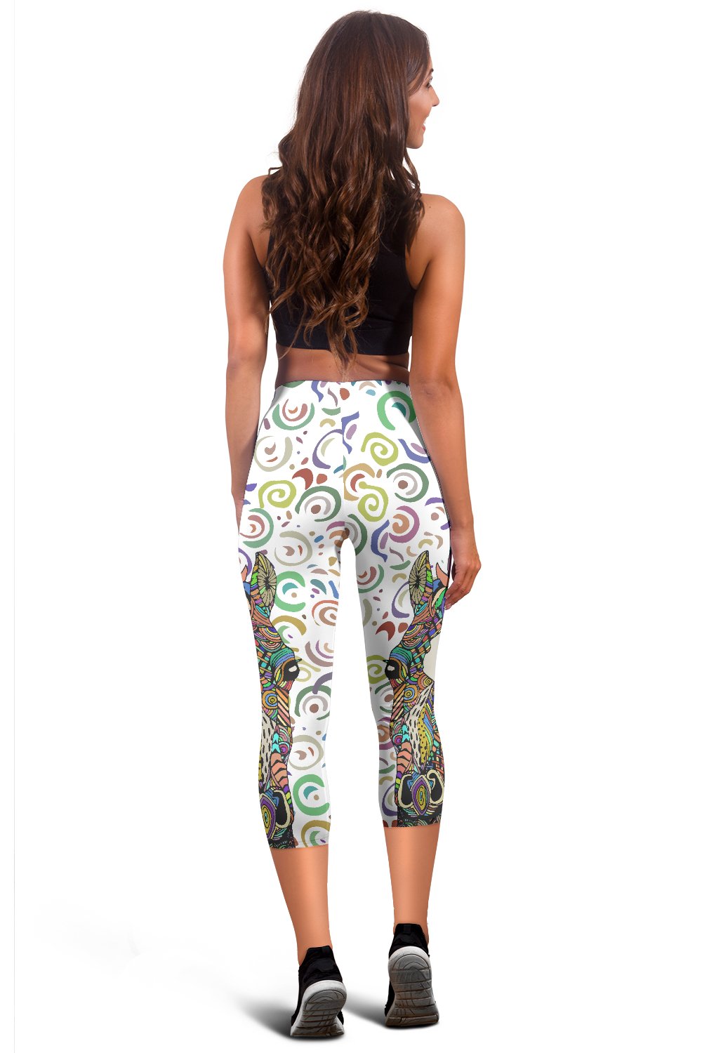 Colorful Horse Women Capris