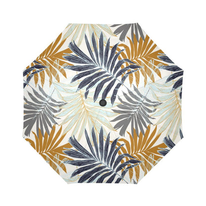 Colorful Tropical Palm Automatic Foldable Umbrella
