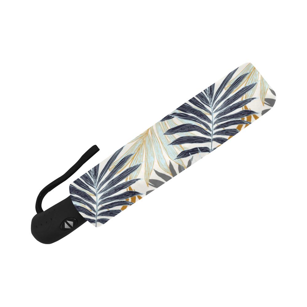 Colorful Tropical Palm Automatic Foldable Umbrella