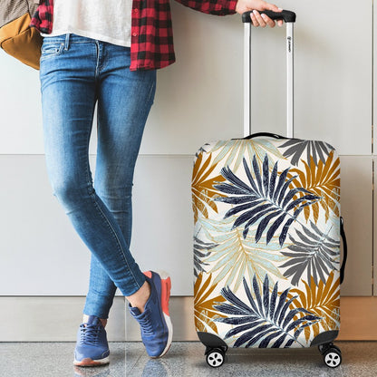 Colorful Tropical Palm Leaves Luggage Protective Cover
