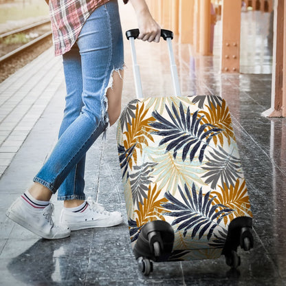 Colorful Tropical Palm Leaves Luggage Protective Cover