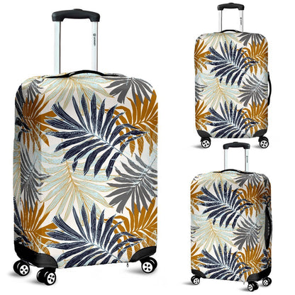 Colorful Tropical Palm Leaves Luggage Protective Cover