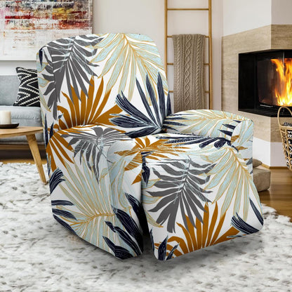 Colorful Tropical Palm Leaves Recliner Slipcover-JORJUNE.COM