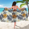 Colorful Tropical Palm Leaves Beach Sarong Pareo Wrap