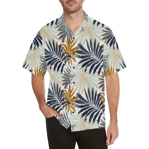 Colorful Tropical Palm Men Hawaiian Shirt