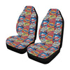 Comic Book Pattern Print Design 03 Car Seat Covers (Set of 2)-JORJUNE.COM