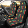 Conga Pattern Print Design 01 Car Seat Covers (Set of 2)-JORJUNE.COM