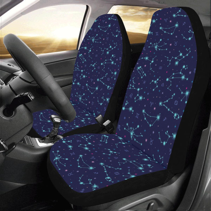 Constellation Pattern Print Design 01 Car Seat Covers (Set of 2)-JORJUNE.COM