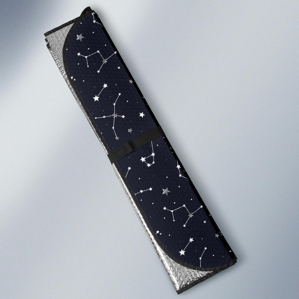 Constellation Pattern Print Design 03 Car Sun Shade-JORJUNE.COM
