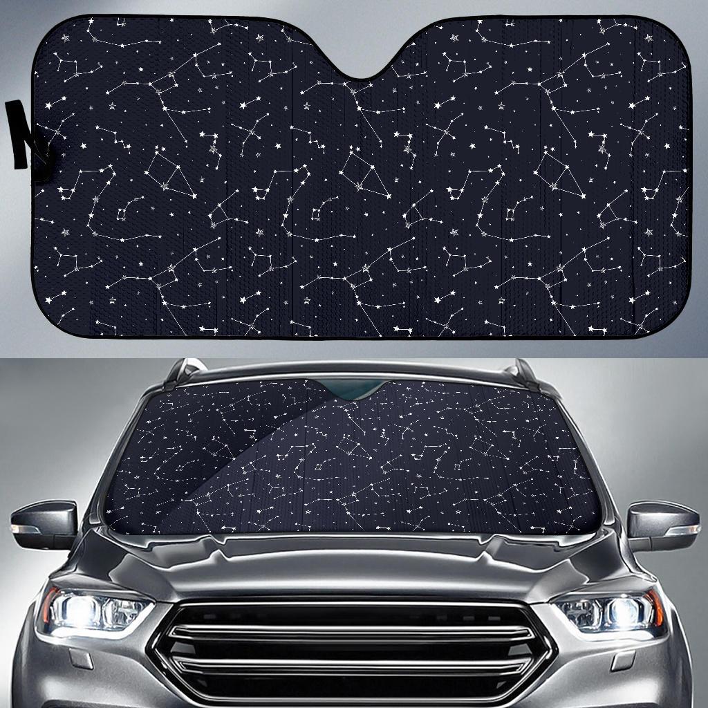 Constellation Pattern Print Design 03 Car Sun Shade-JORJUNE.COM