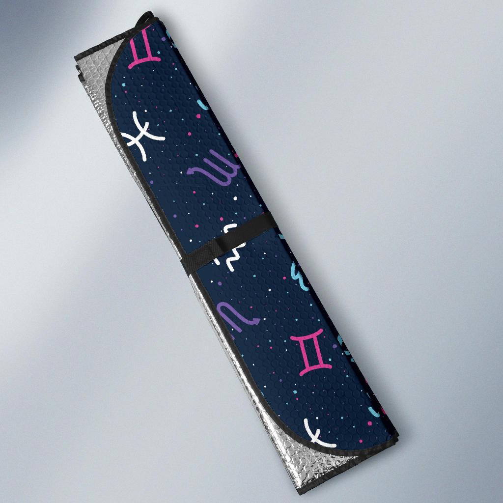 Constellation Pattern Print Design 04 Car Sun Shade-JORJUNE.COM