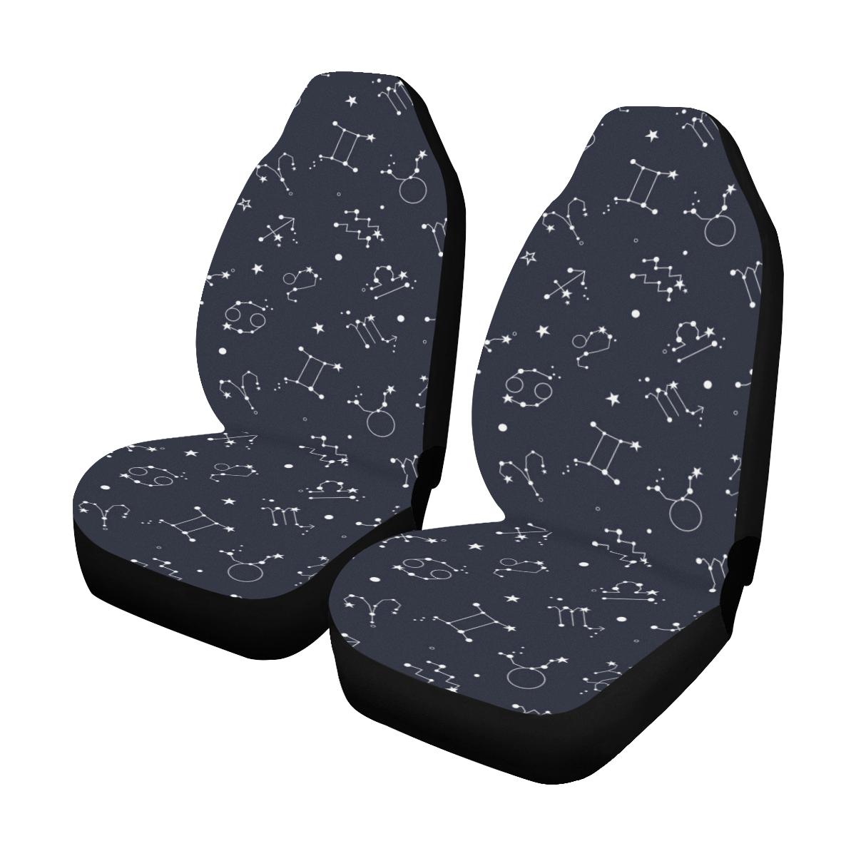 Constellation Pattern Print Design 05 Car Seat Covers (Set of 2)-JORJUNE.COM