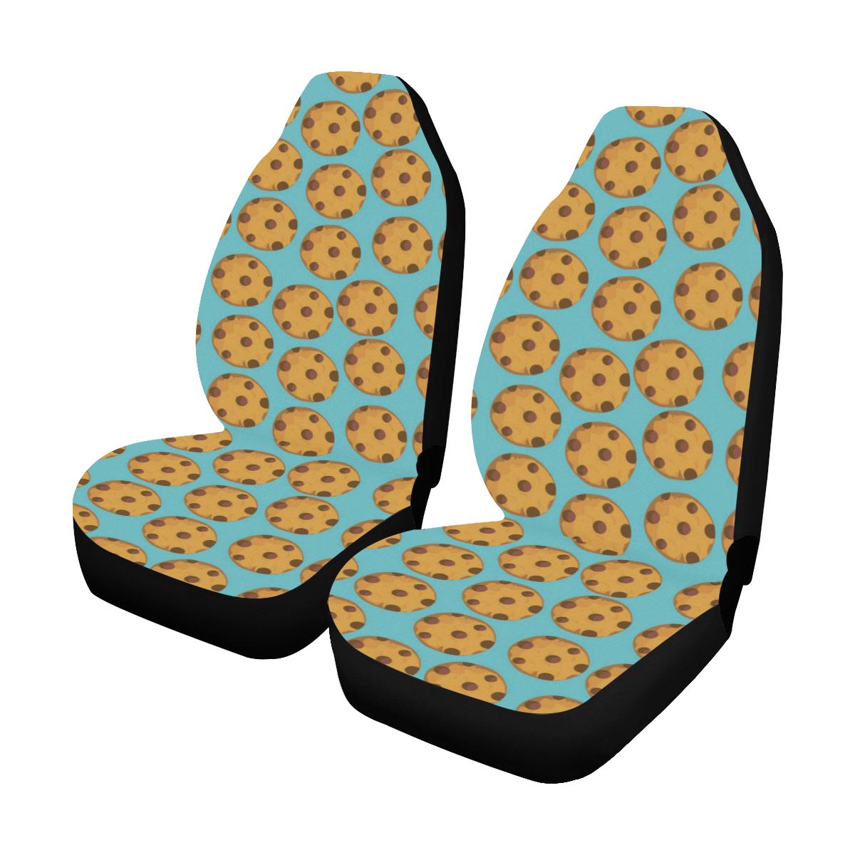 Cookie Pattern Print Design 01 Car Seat Covers (Set of 2)-JORJUNE.COM