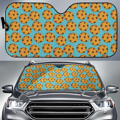 Cookie Pattern Print Design 01 Car Sun Shade-JORJUNE.COM