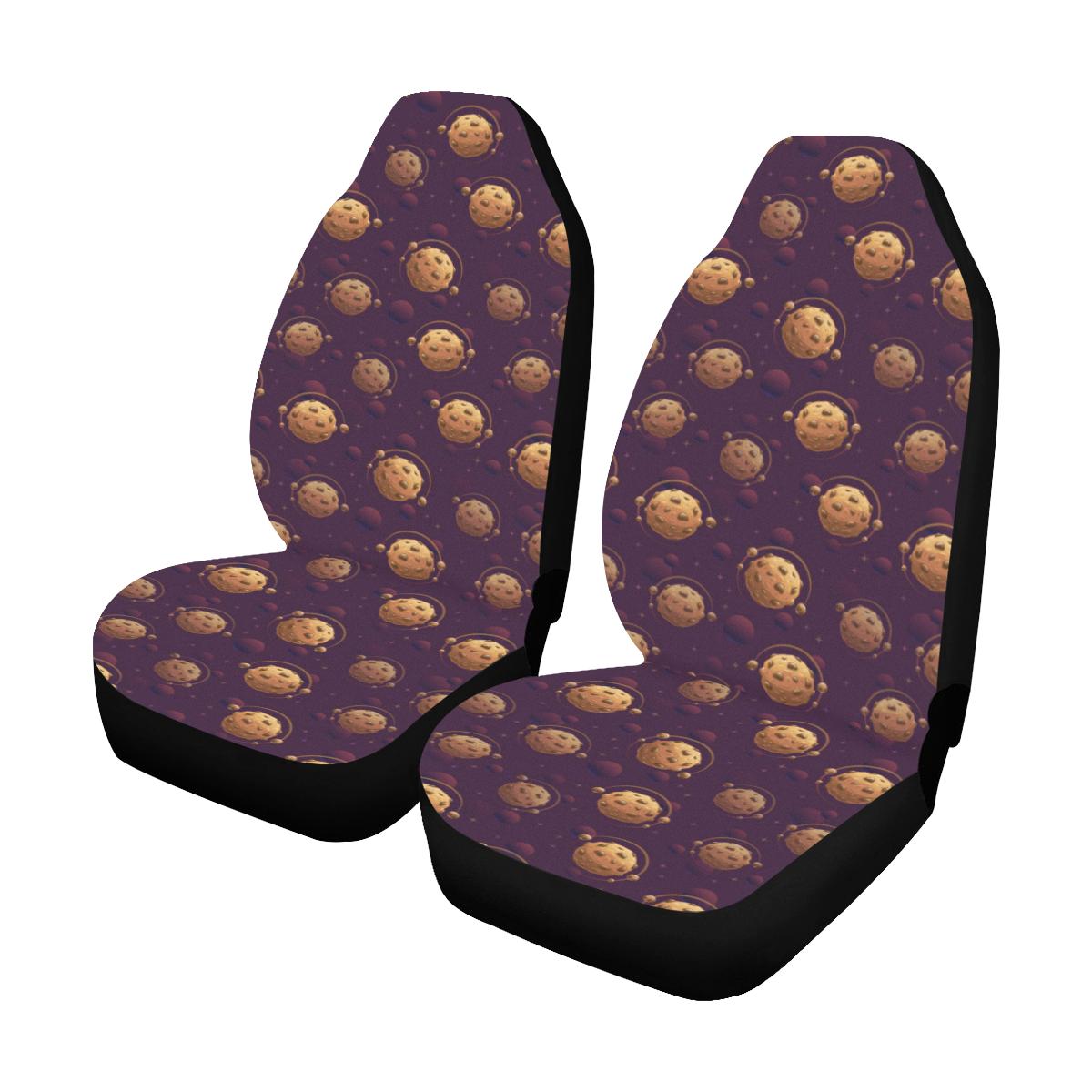 Cookie Pattern Print Design 03 Car Seat Covers (Set of 2)-JORJUNE.COM