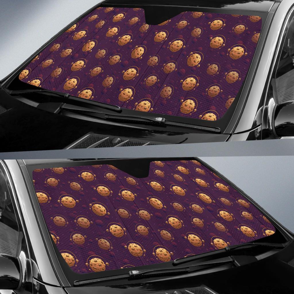 Cookie Pattern Print Design 03 Car Sun Shade-JORJUNE.COM
