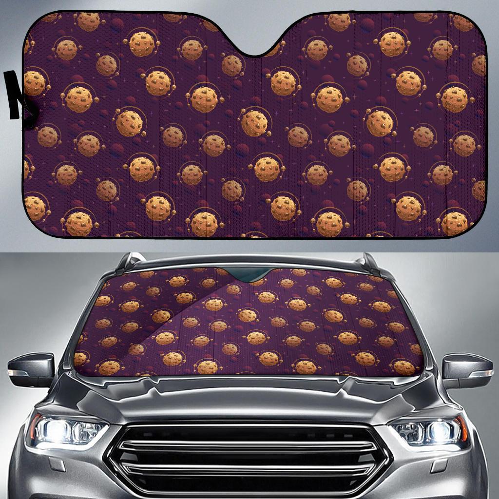 Cookie Pattern Print Design 03 Car Sun Shade-JORJUNE.COM