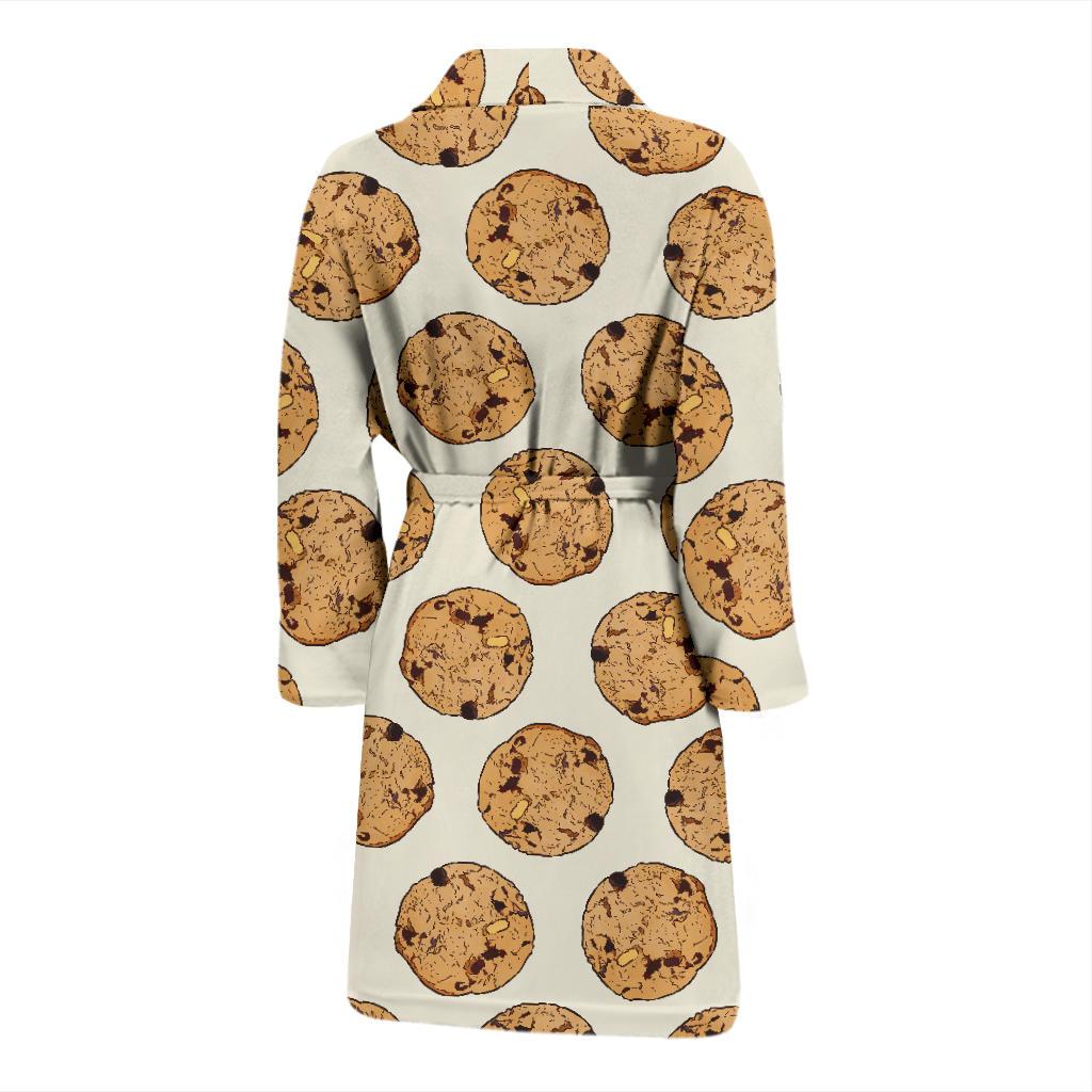 Cookie Pattern Print Design 05 Men Bathrobe-JORJUNE.COM