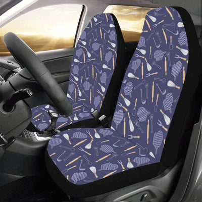 Cooking Kitchen Tools Pattern Print Design 04 Car Seat Covers (Set of 2)-JORJUNE.COM