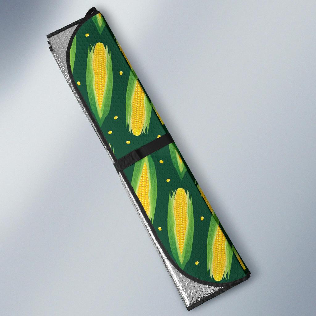 Corn Pattern Print Design 03 Car Sun Shade-JORJUNE.COM