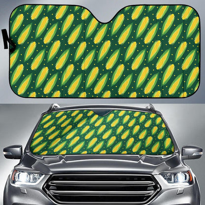 Corn Pattern Print Design 03 Car Sun Shade-JORJUNE.COM