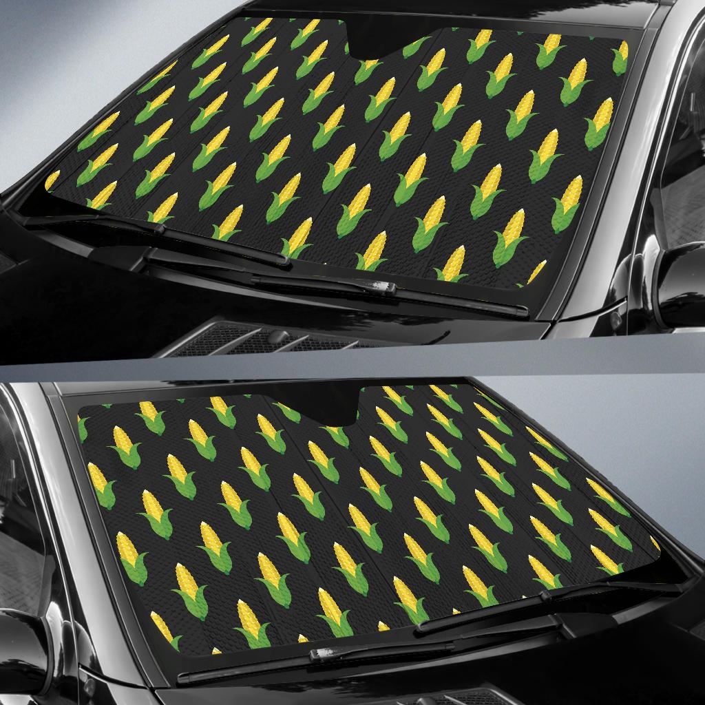 Corn Pattern Print Design 05 Car Sun Shade-JORJUNE.COM