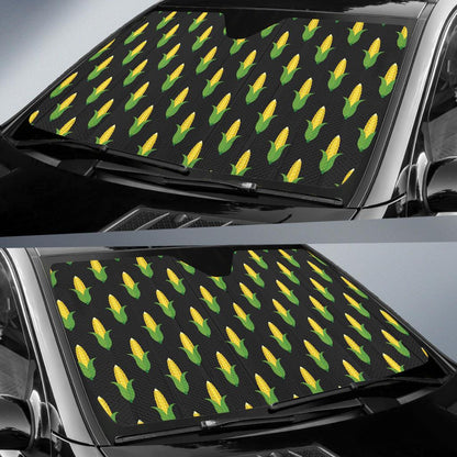 Corn Pattern Print Design 05 Car Sun Shade-JORJUNE.COM