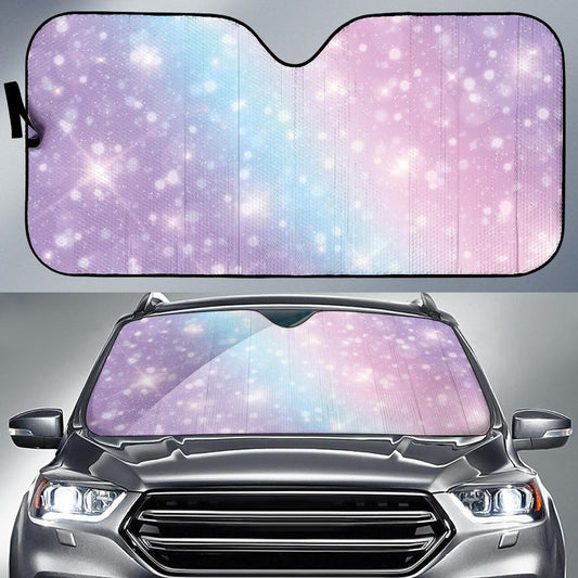 Cosmic Pastel Pattern Print Design 02 Car Sun Shade-JORJUNE.COM