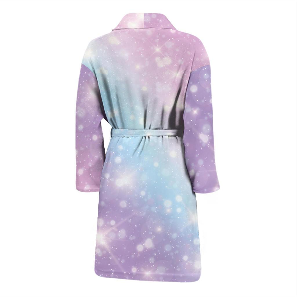 Cosmic Pastel Pattern Print Design 02 Men Bathrobe-JORJUNE.COM