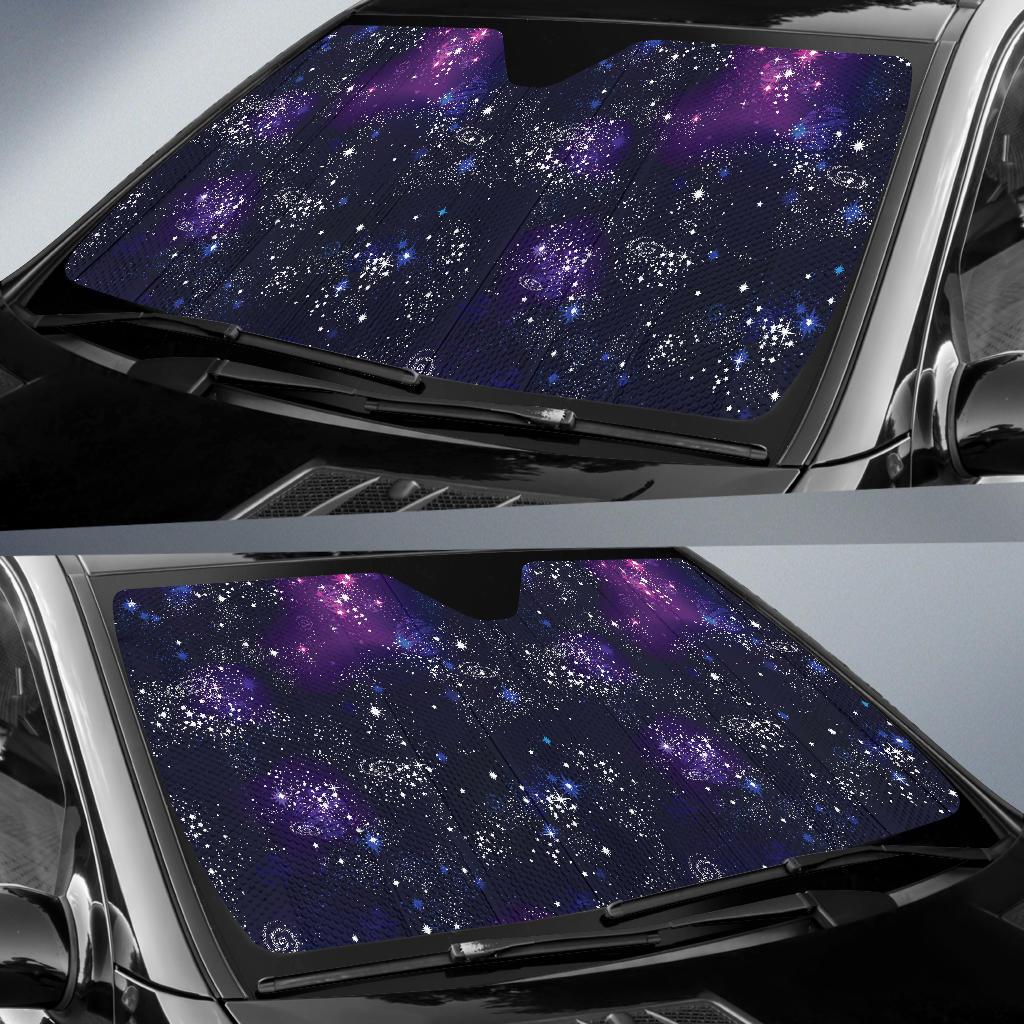 Cosmic Pattern Print Design 03 Car Sun Shade-JORJUNE.COM