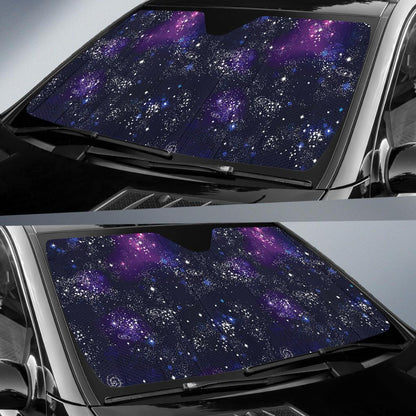 Cosmic Pattern Print Design 03 Car Sun Shade-JORJUNE.COM