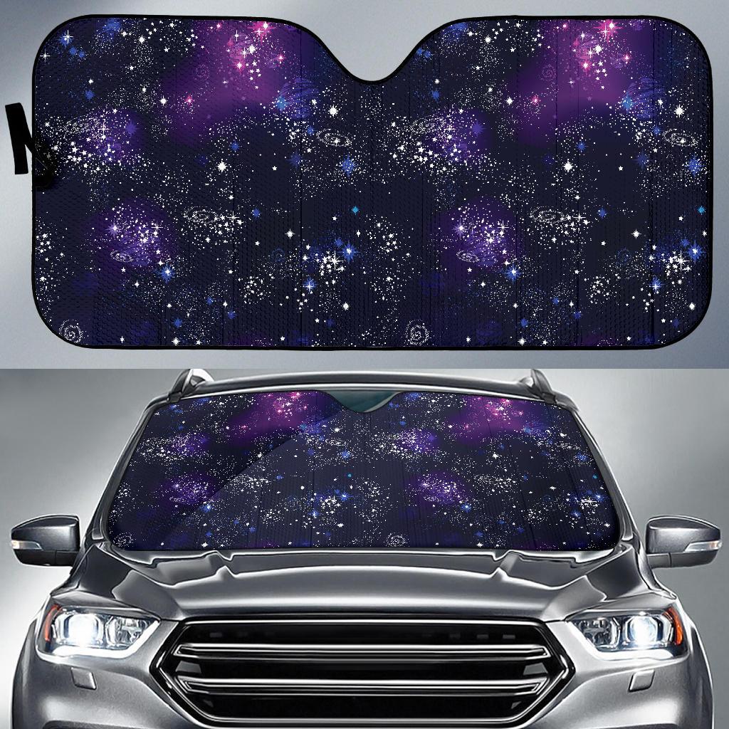 Cosmic Pattern Print Design 03 Car Sun Shade-JORJUNE.COM