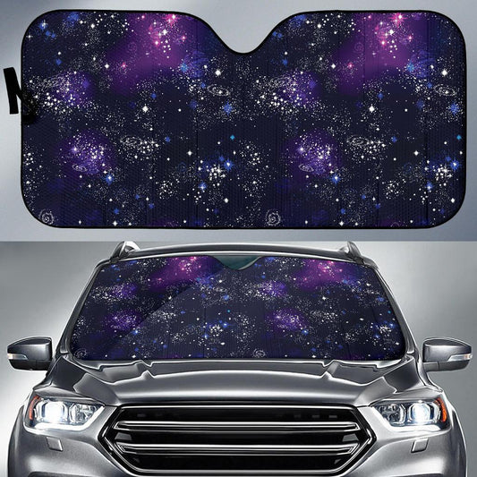 Cosmic Pattern Print Design 03 Car Sun Shade-JORJUNE.COM