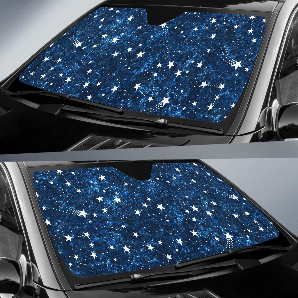 Cosmic Pattern Print Design 05 Car Sun Shade-JORJUNE.COM