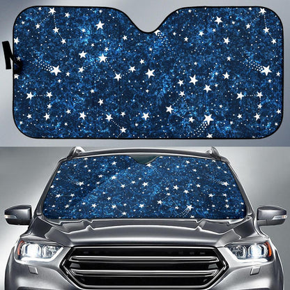 Cosmic Pattern Print Design 05 Car Sun Shade-JORJUNE.COM