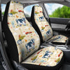 Cow Farm Design Print Universal Fit Car Seat Covers