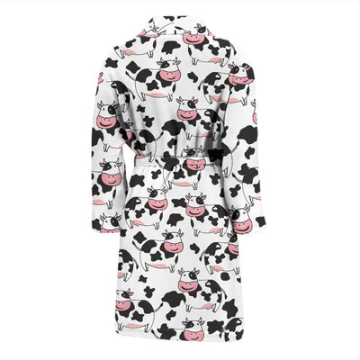 Cow Pattern Print Design 02 Men Bathrobe-JORJUNE.COM