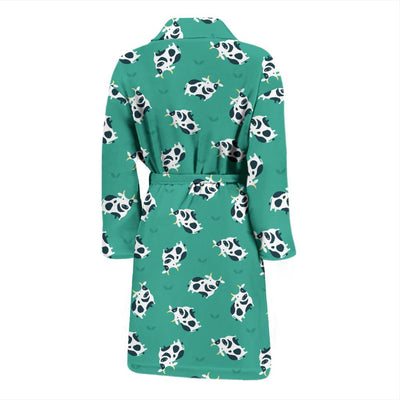 Cow Pattern Print Design 03 Men Bathrobe-JORJUNE.COM