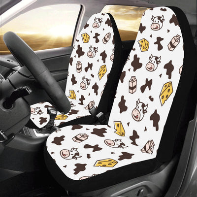 Cow Pattern Print Design 06 Car Seat Covers (Set of 2)-JORJUNE.COM