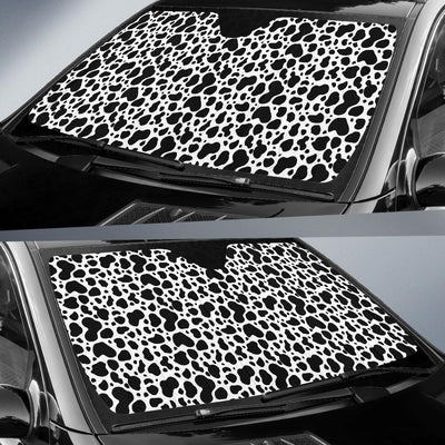 Cow Skin Pattern Print Design 04 Car Sun Shade-JORJUNE.COM