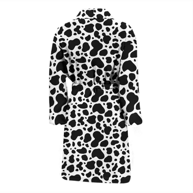 Cow Skin Pattern Print Design 04 Men Bathrobe-JORJUNE.COM