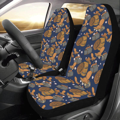 Cowboy Pattern Print Design 03 Car Seat Covers (Set of 2)-JORJUNE.COM