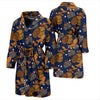 Cowboy Pattern Print Design 03 Men Bathrobe-JORJUNE.COM