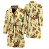 Cowboy Pattern Print Design 04 Men Bathrobe-JORJUNE.COM