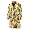 Cowboy Pattern Print Design 04 Men Bathrobe-JORJUNE.COM