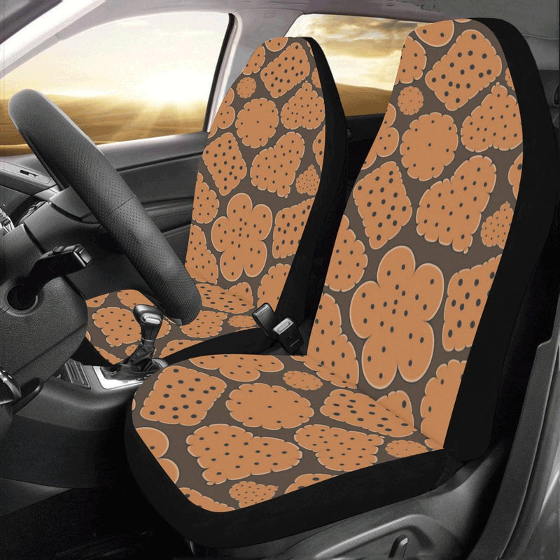 Cracker Pattern Print Design 01 Car Seat Covers (Set of 2)-JORJUNE.COM