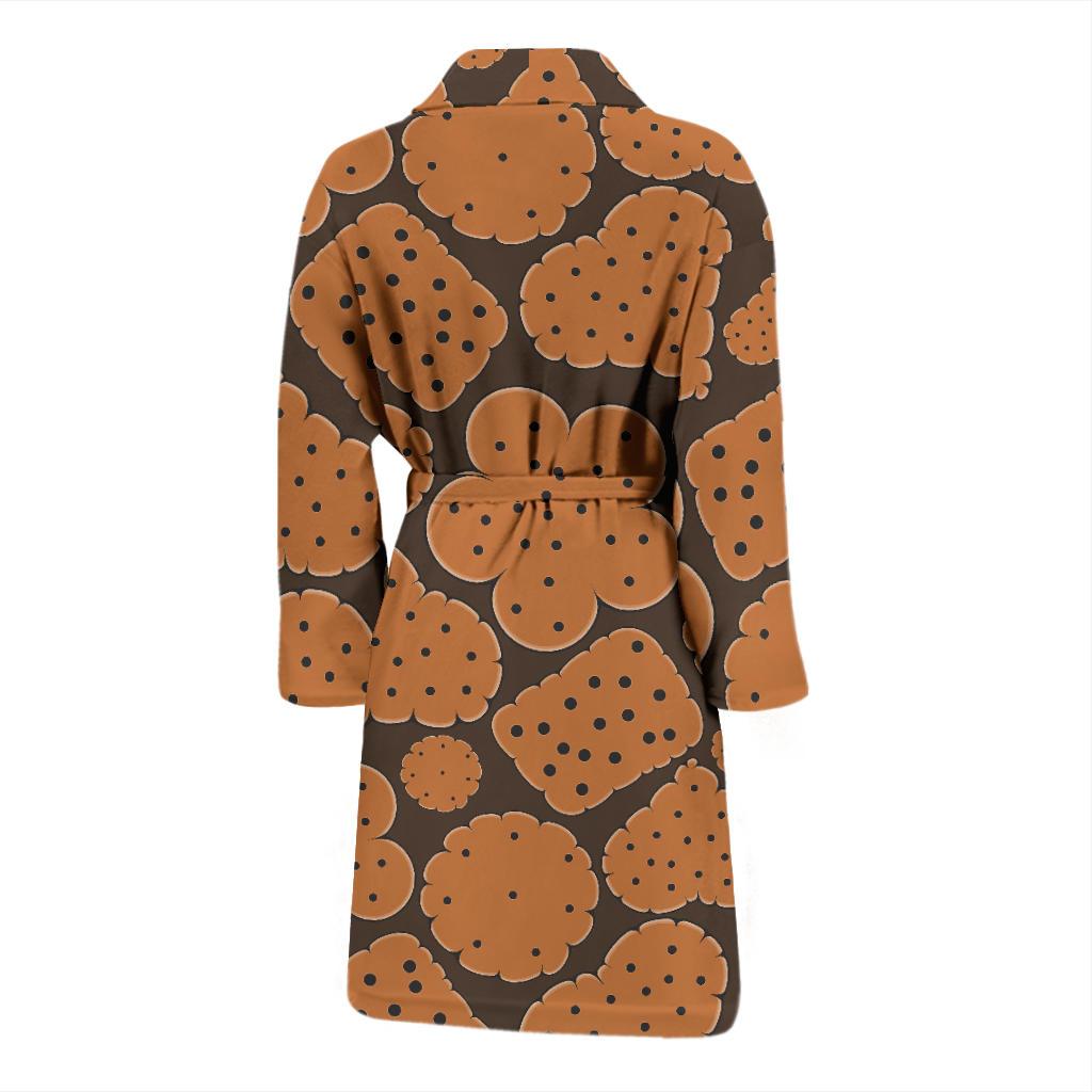 Cracker Pattern Print Design 01 Men Bathrobe-JORJUNE.COM
