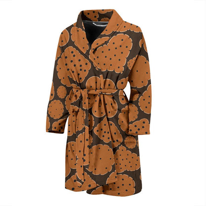 Cracker Pattern Print Design 01 Men Bathrobe-JORJUNE.COM