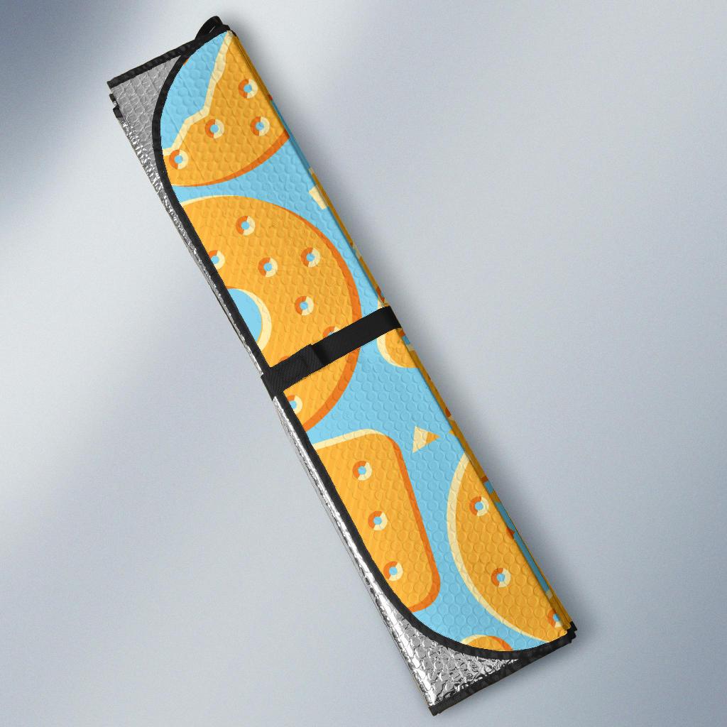 Cracker Pattern Print Design 02 Car Sun Shade-JORJUNE.COM