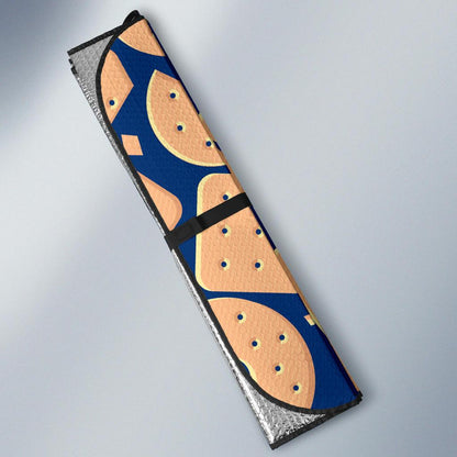 Cracker Pattern Print Design 03 Car Sun Shade-JORJUNE.COM